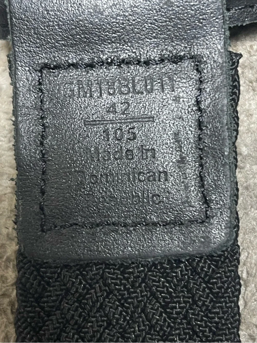 Men’s Tactical Vintage Canvas Black Belt